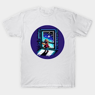 Pixelart Adventure - 8-bit Digital Exploration Design T-Shirt